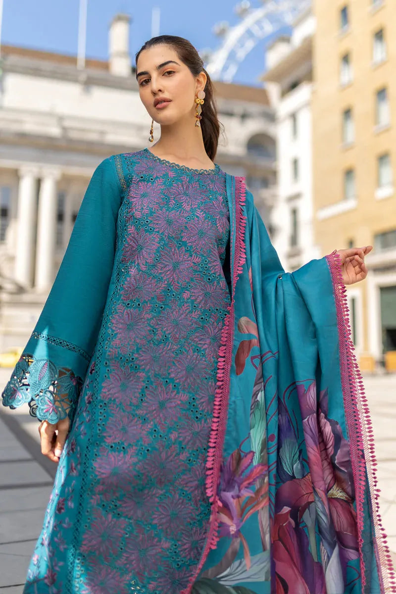 Rangrasiya | Carnation Winter Shawl | Ella - Rang-e-Khaas