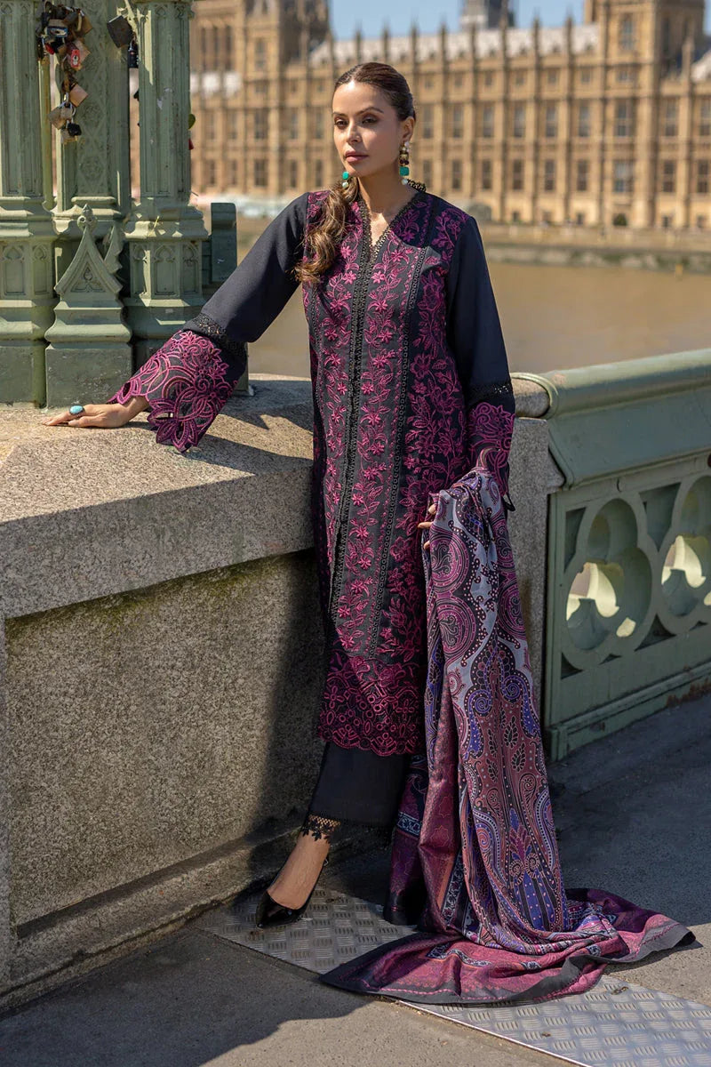 Rangrasiya | Carnation Winter Shawl | Emily - Rang-e-Khaas