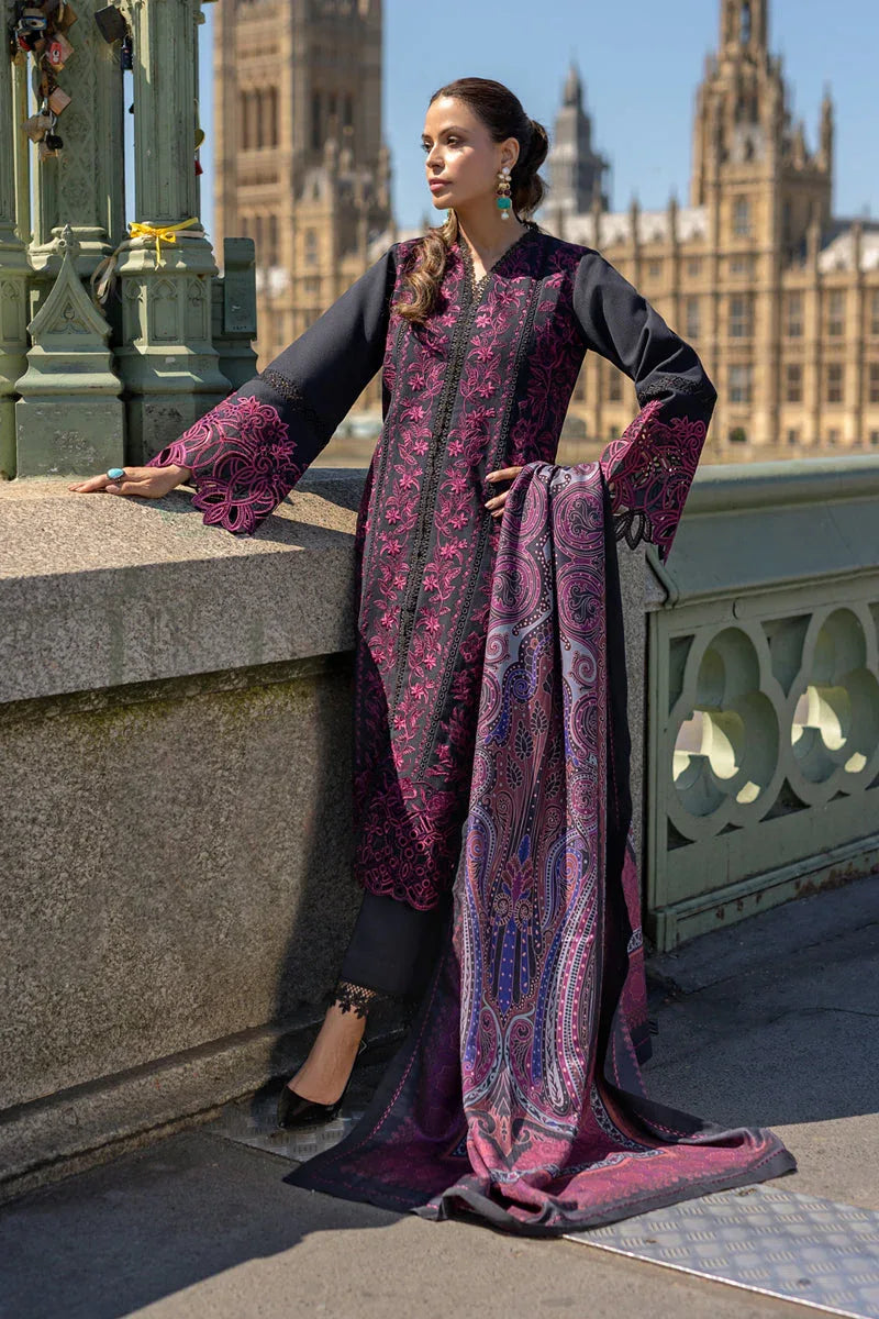Rangrasiya | Carnation Winter Shawl | Emily - Rang-e-Khaas