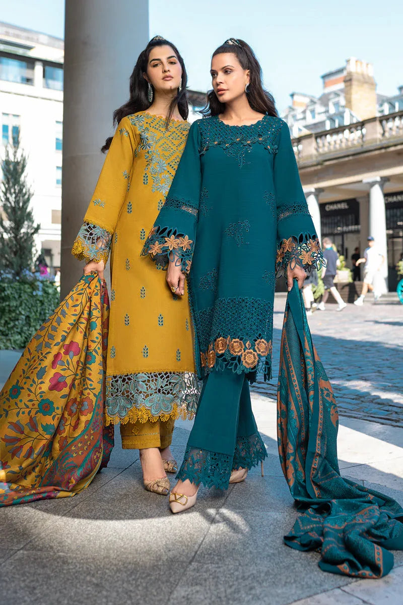 Rangrasiya | Carnation Winter Shawl | Erica - Rang-e-Khaas