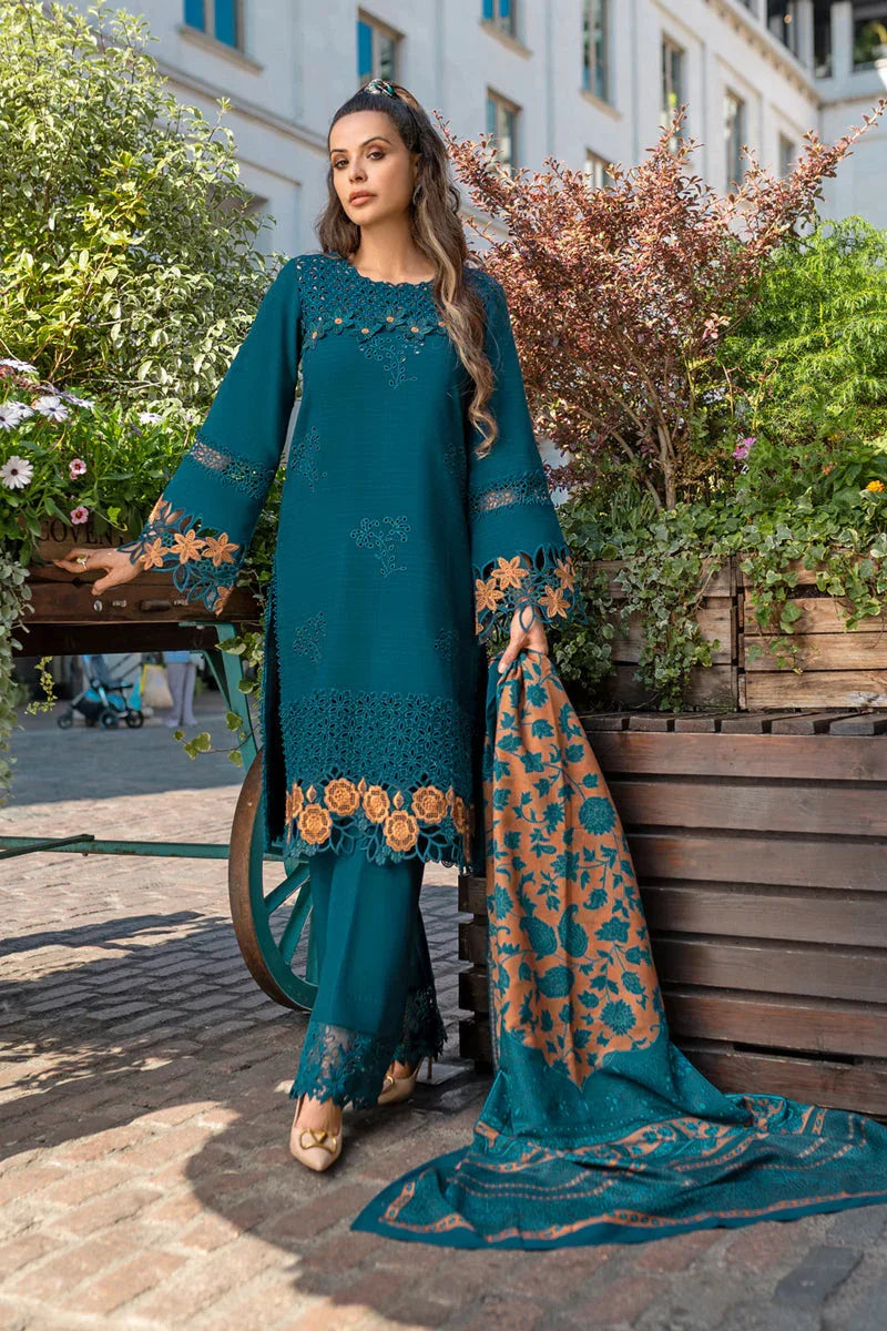 Rangrasiya | Carnation Winter Shawl | Erica - Rang-e-Khaas