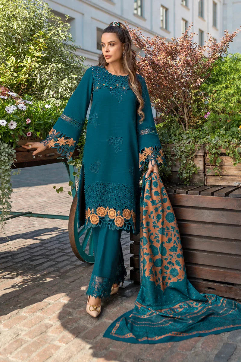 Rangrasiya | Carnation Winter Shawl | Erica - Rang-e-Khaas
