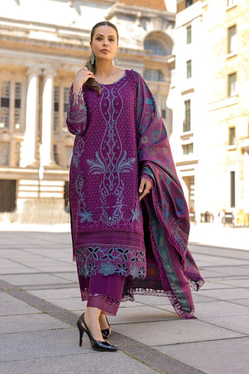 Rangrasiya | Carnation Winter Shawl | Freya - Rang-e-Khaas