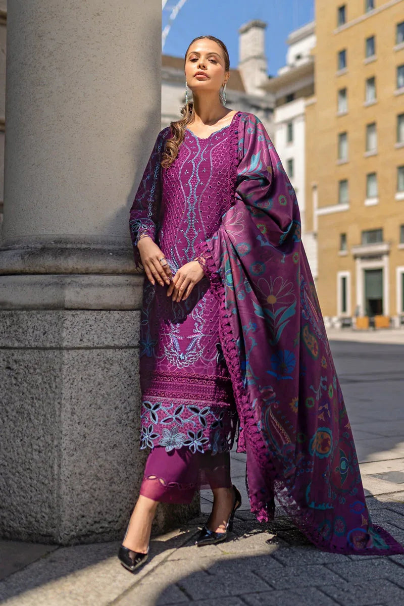 Rangrasiya | Carnation Winter Shawl | Freya - Rang-e-Khaas