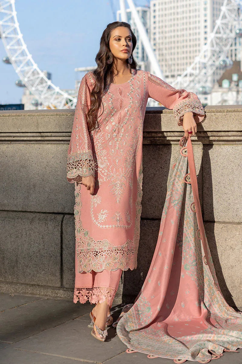 Rangrasiya | Carnation Winter Shawl | Grace - Rang-e-Khaas