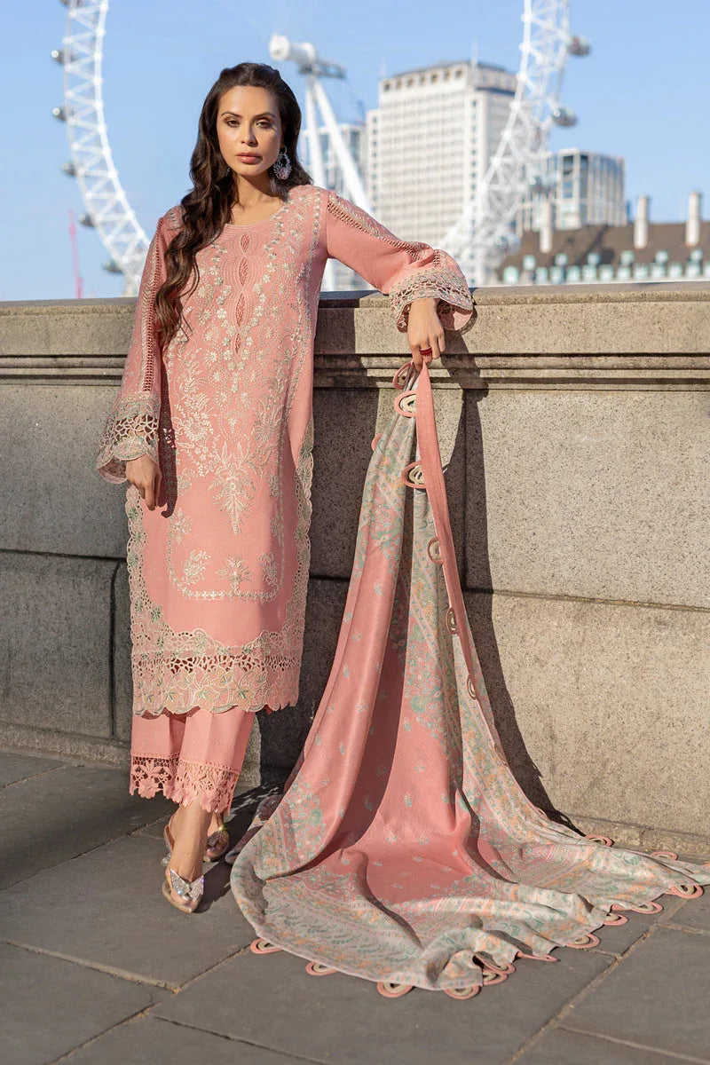 Rangrasiya | Carnation Winter Shawl | Grace - Rang-e-Khaas