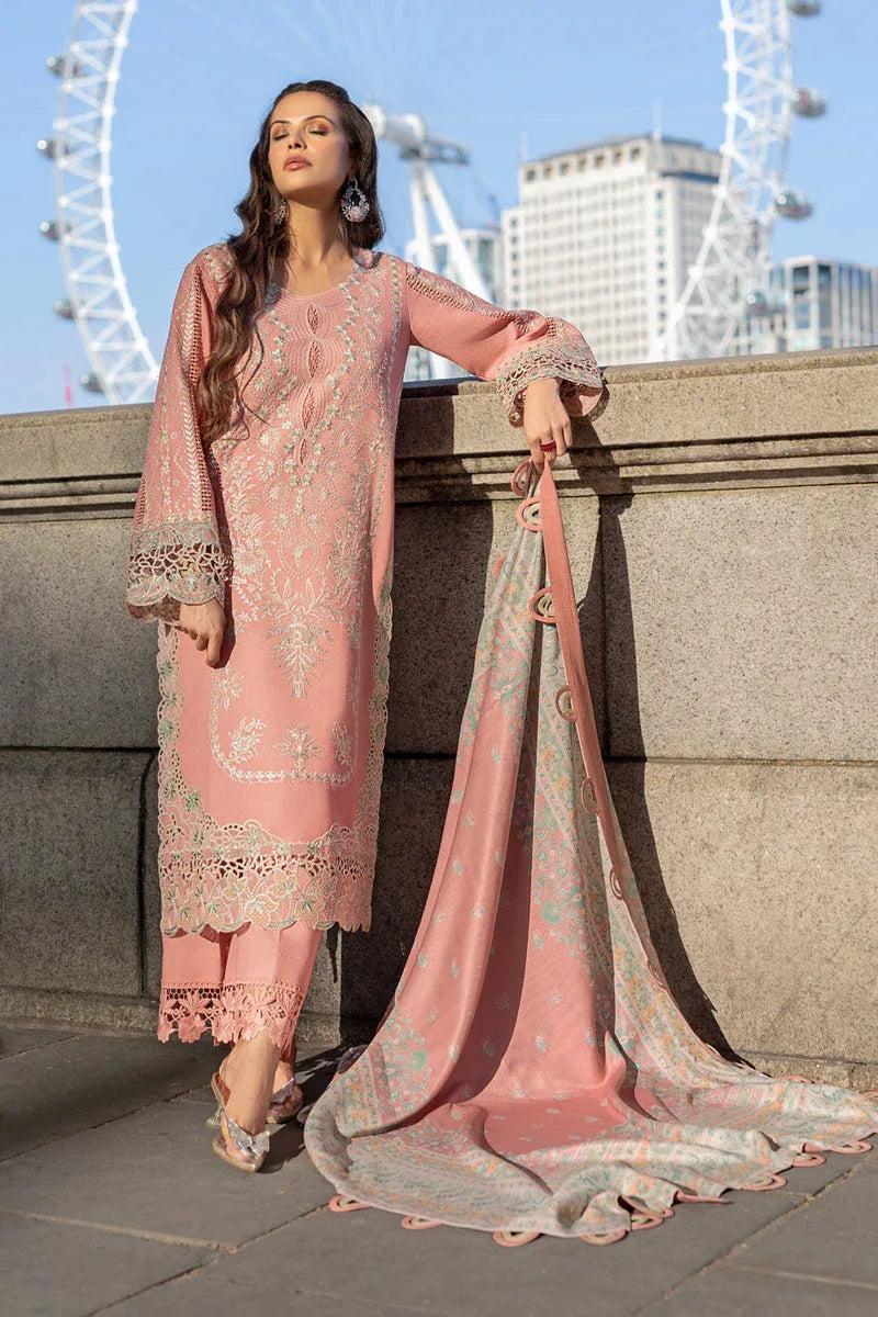 Rangrasiya | Carnation Winter Shawl | Grace - Rang-e-Khaas