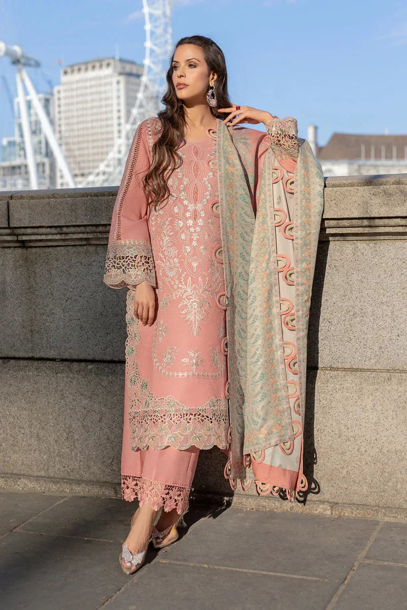 Rangrasiya | Carnation Winter Shawl | Grace - Rang-e-Khaas
