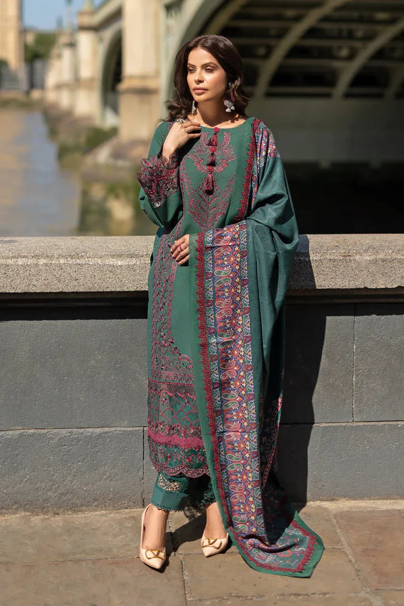 Rangrasiya | Carnation Winter Shawl | Isla - Rang-e-Khaas