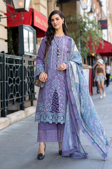 Rangrasiya | Carnation Winter Shawl | Lavender - Rang-e-Khaas