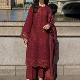 Rangrasiya | Carnation Winter Shawl | Audrey