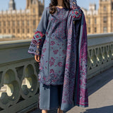 Rangrasiya | Carnation Winter Shawl | Delilah