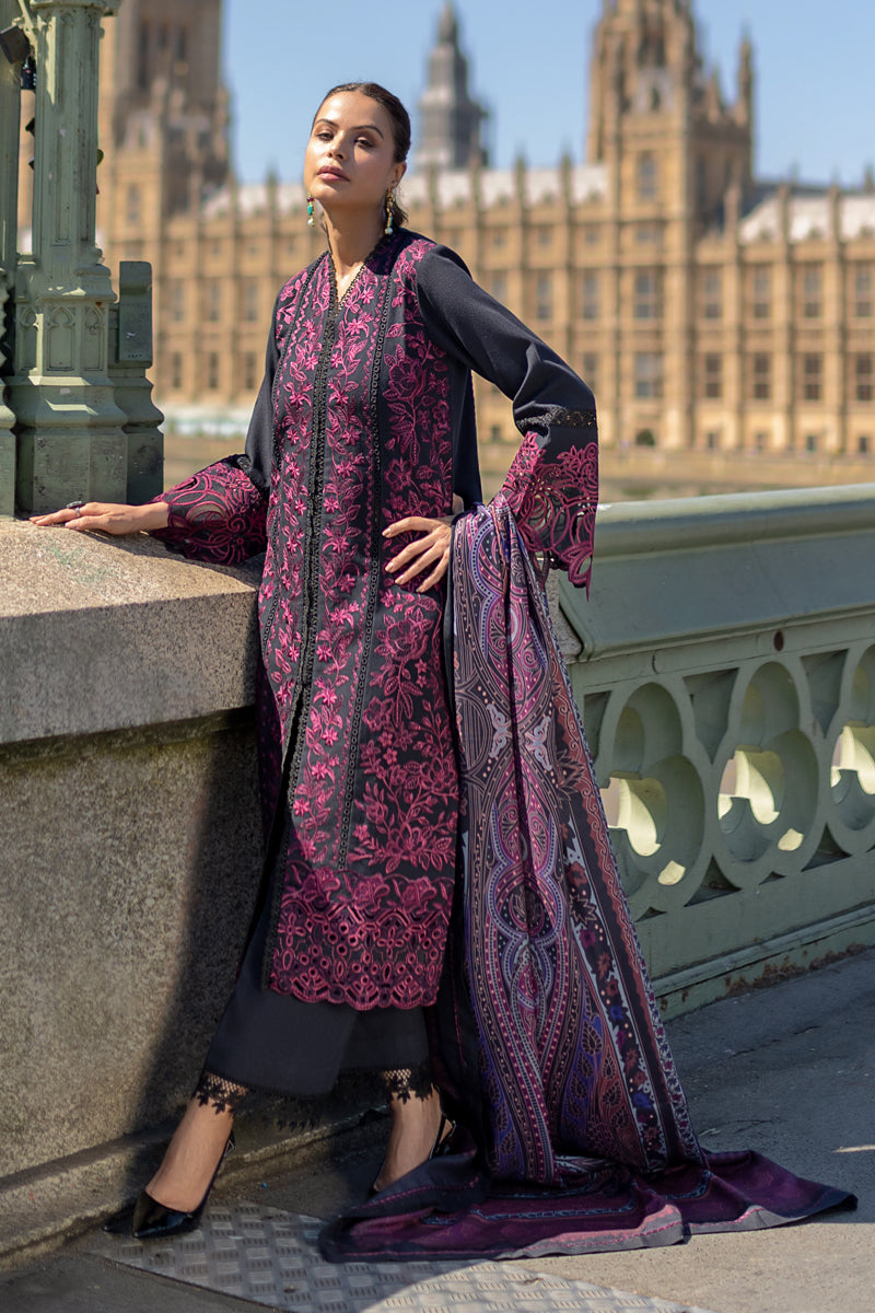 Rangrasiya | Carnation Winter Shawl | Emily