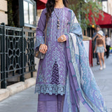 Rangrasiya | Carnation Winter Shawl | Lavender