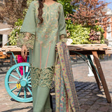 Rangrasiya | Carnation Winter Shawl | Lisa