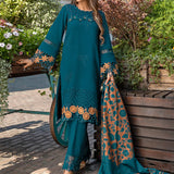 Rangrasiya | Carnation Winter Shawl | Erica