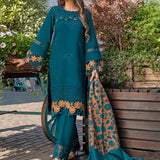 Rangrasiya | Carnation Winter Shawl | Erica