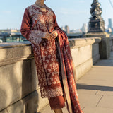Rangrasiya | Carnation Winter Shawl | Ava