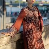 Rangrasiya | Carnation Winter Shawl | Ava