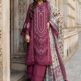 Rangrasiya | Carnation Winter Shawl | Abigail