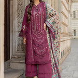 Rangrasiya | Carnation Winter Shawl | Abigail