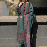 Rangrasiya | Carnation Winter Shawl | Isla