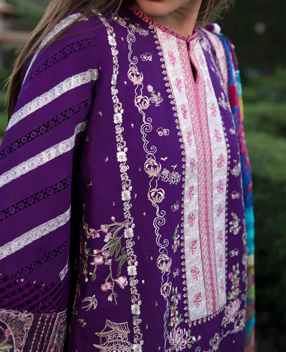 Republic Womenswear | Ilana Eid Luxury Lawn | Lisette - Rang-e-Khaas