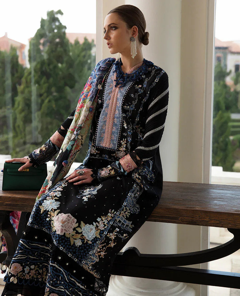 Republic Womenswear | Ilana Eid Luxury Lawn | MÃÂ©line - Rang-e-Khaas
