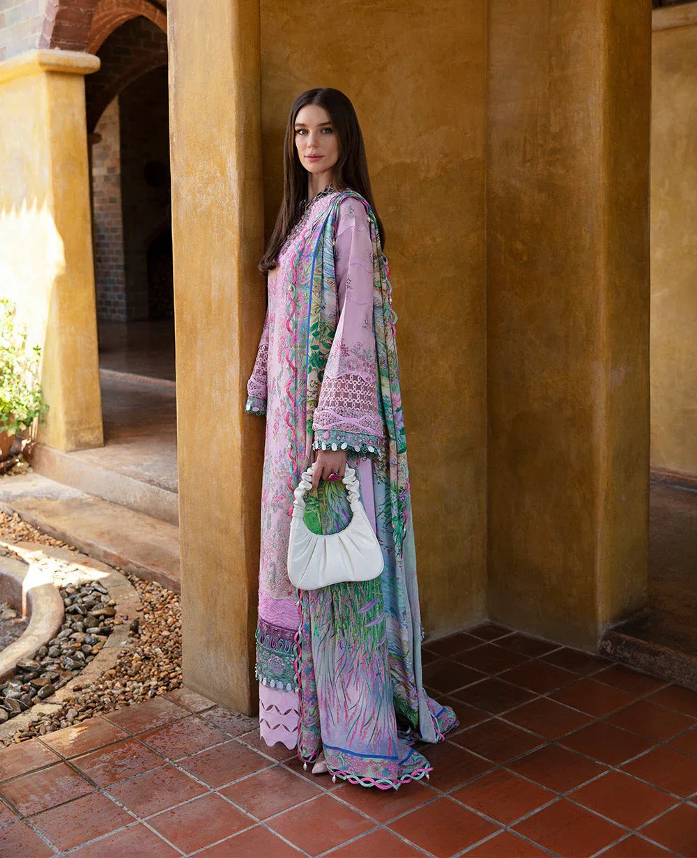 Republic Womenswear | Ilana Eid Luxury Lawn | Aveline - Rang-e-Khaas