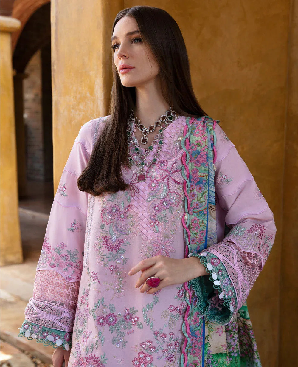 Republic Womenswear | Ilana Eid Luxury Lawn | Aveline - Rang-e-Khaas