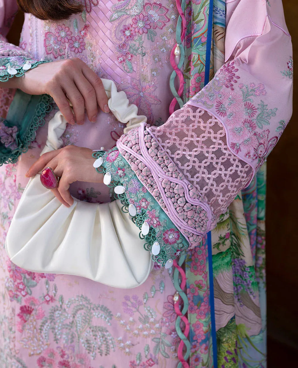 Republic Womenswear | Ilana Eid Luxury Lawn | Aveline - Rang-e-Khaas
