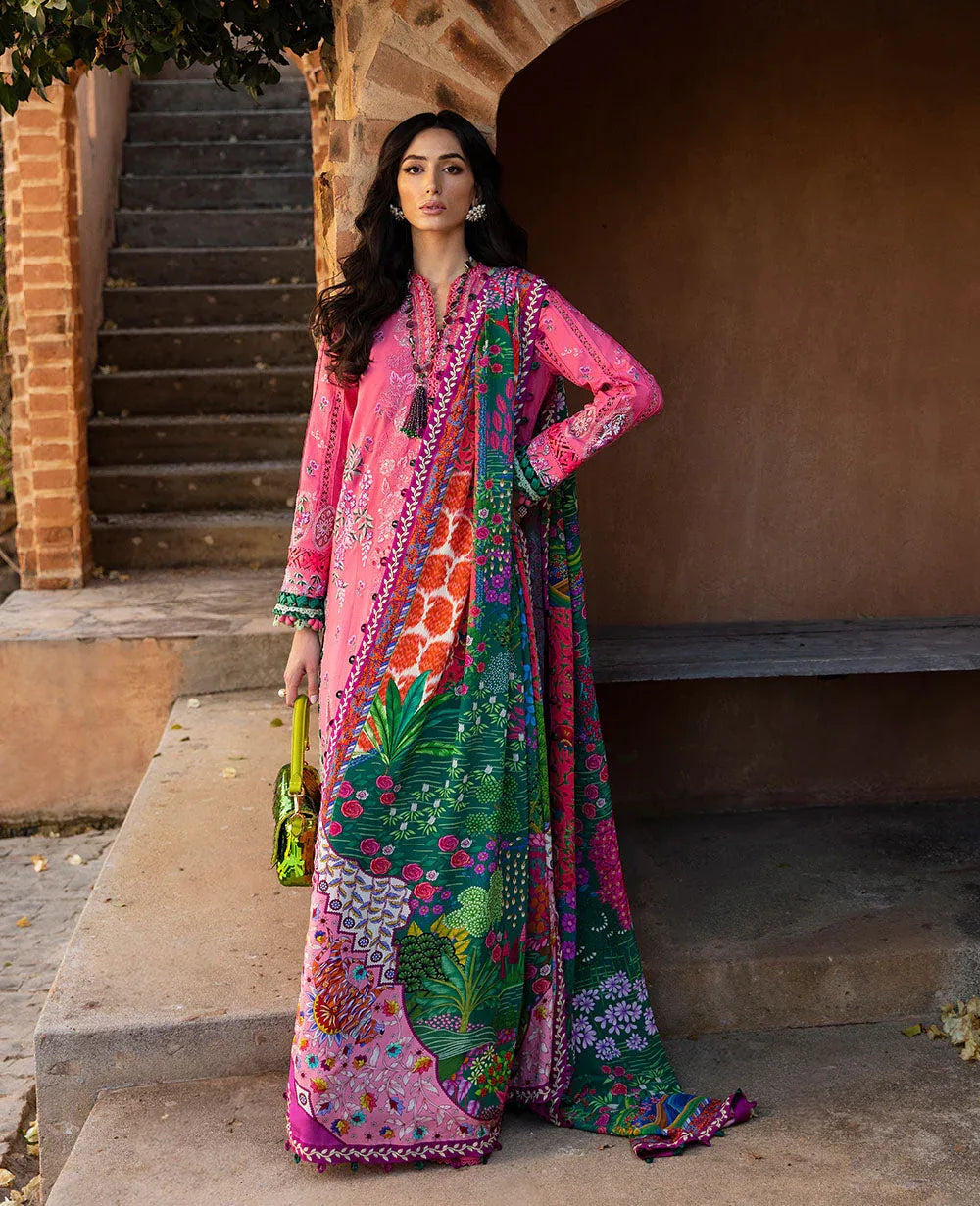 Republic Womenswear | Ilana Eid Luxury Lawn | Clemence - Rang-e-Khaas