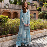 Republic Womenswear | Ilana Eid Luxury Lawn | Azure