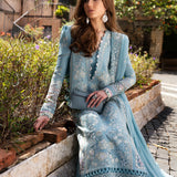 Republic Womenswear | Ilana Eid Luxury Lawn | Azure