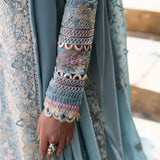 Republic Womenswear | Ilana Eid Luxury Lawn | Azure
