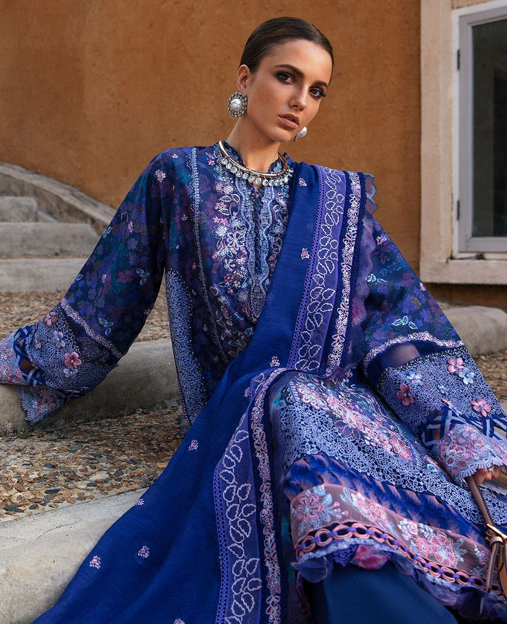 Republic Womenswear | Ilana Eid Luxury Lawn | Lawn Lune - Rang-e-Khaas