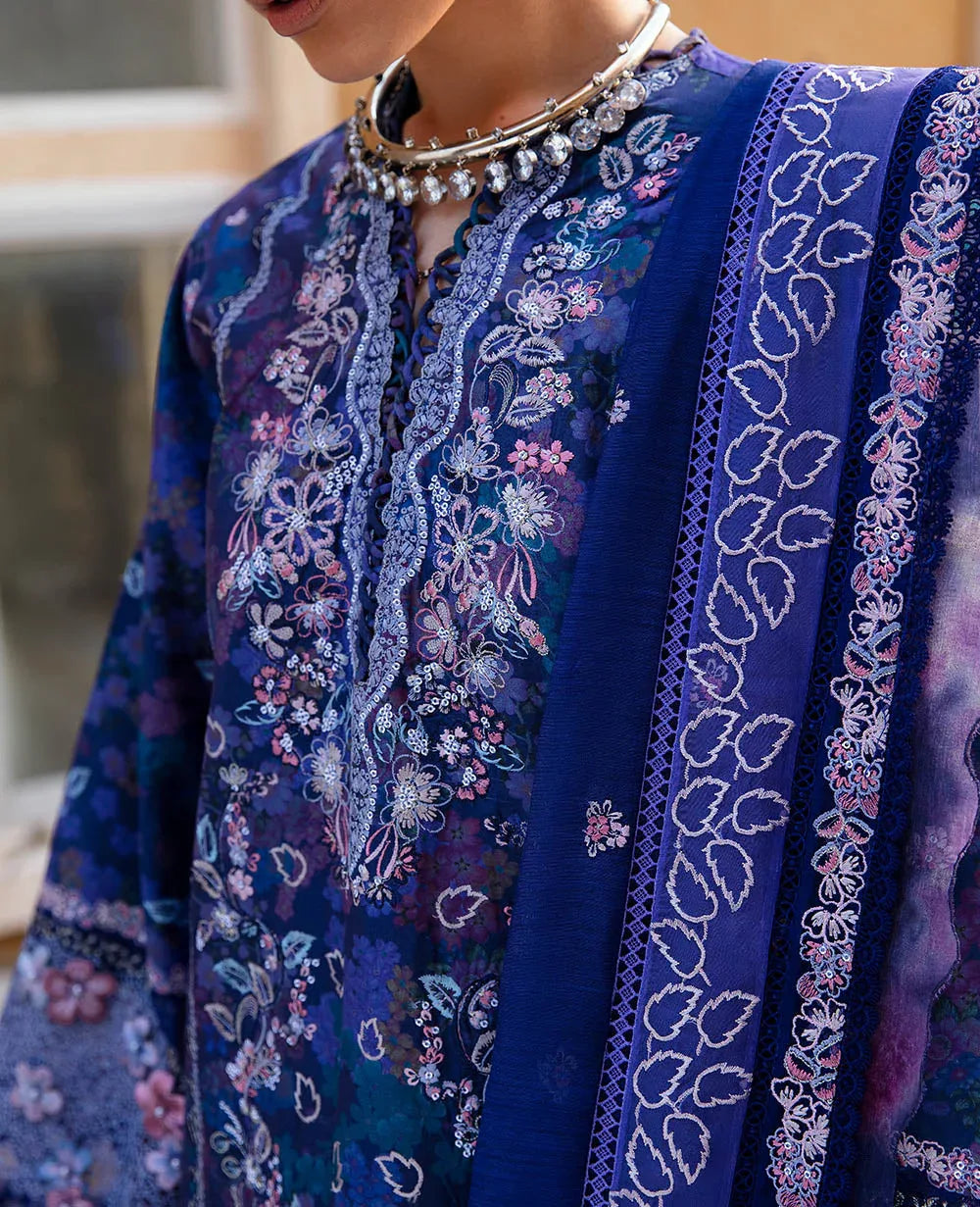 Republic Womenswear | Ilana Eid Luxury Lawn | Lawn Lune - Rang-e-Khaas