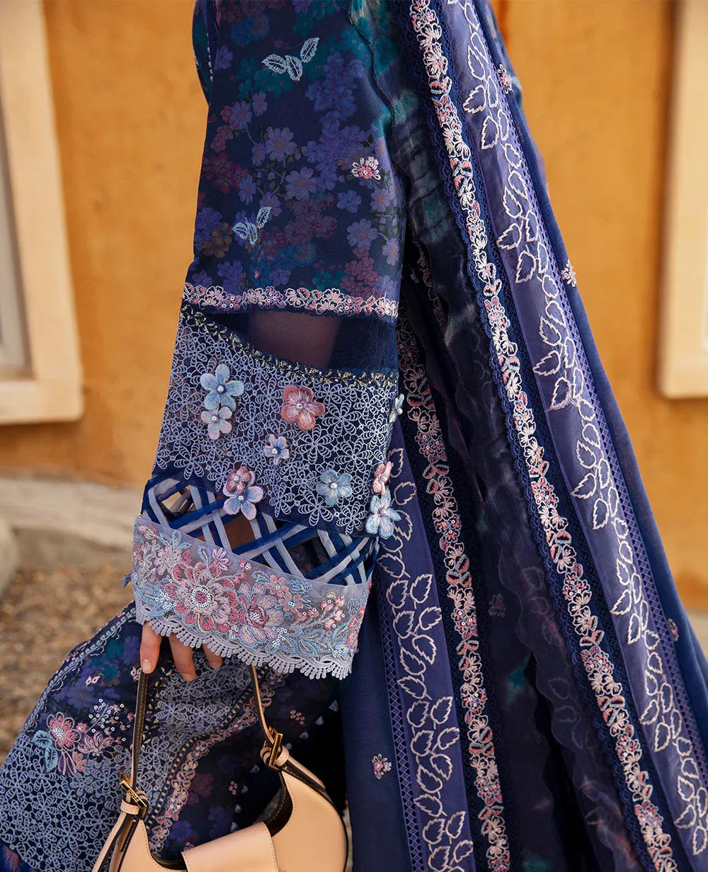 Republic Womenswear | Ilana Eid Luxury Lawn | Lawn Lune - Rang-e-Khaas