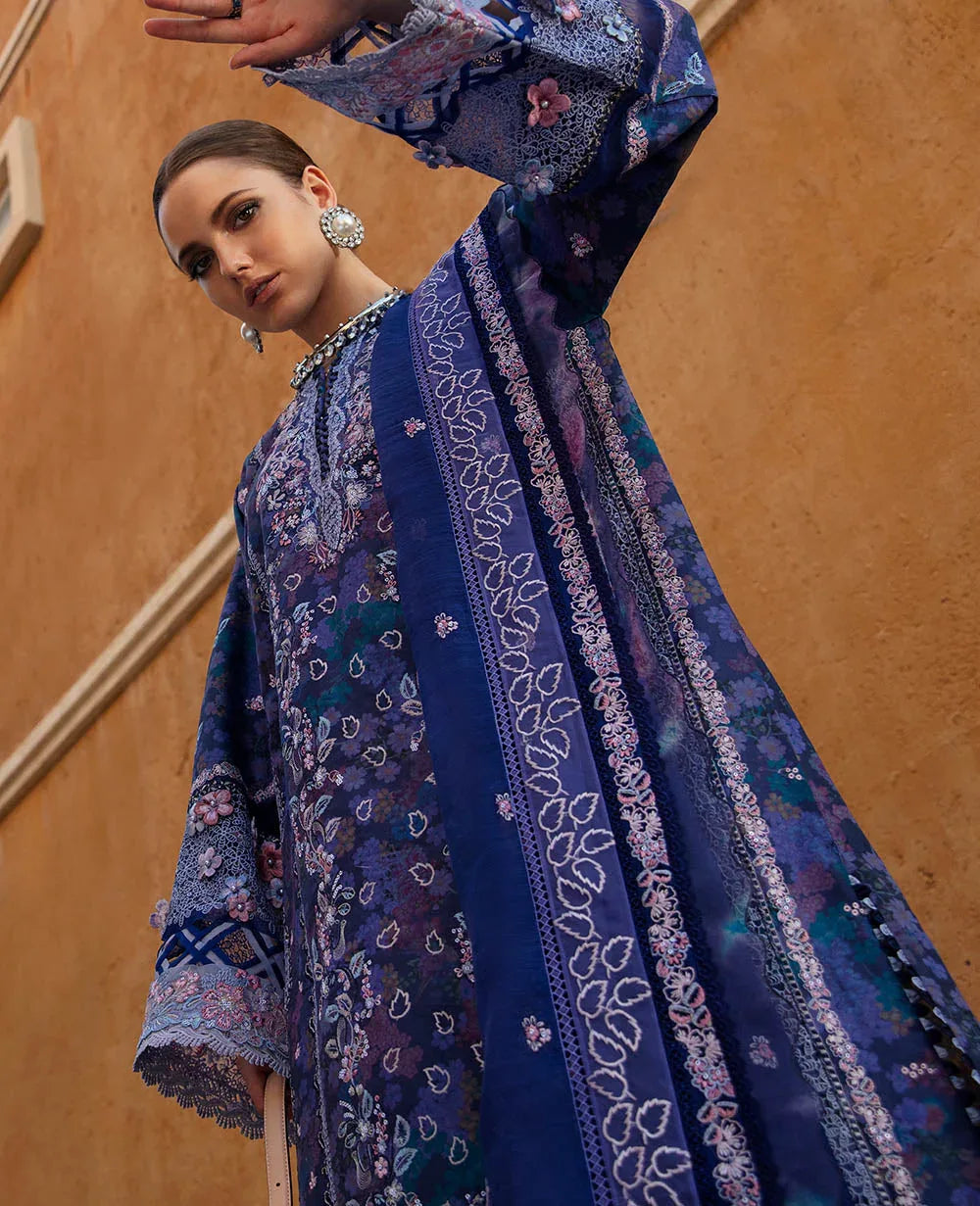 Republic Womenswear | Ilana Eid Luxury Lawn | Lawn Lune - Rang-e-Khaas