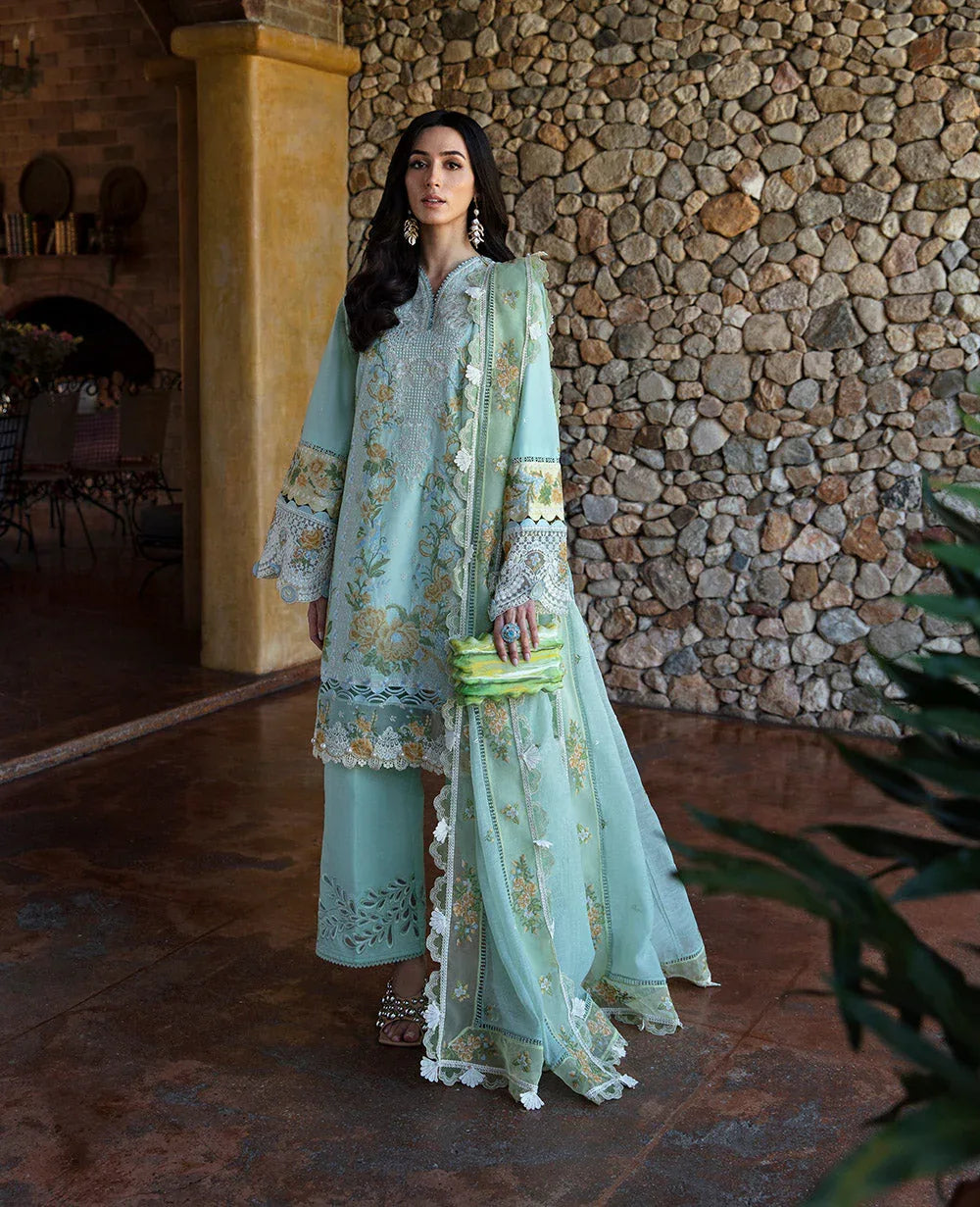 Republic Womenswear | Ilana Eid Luxury Lawn | Elaine - Rang-e-Khaas