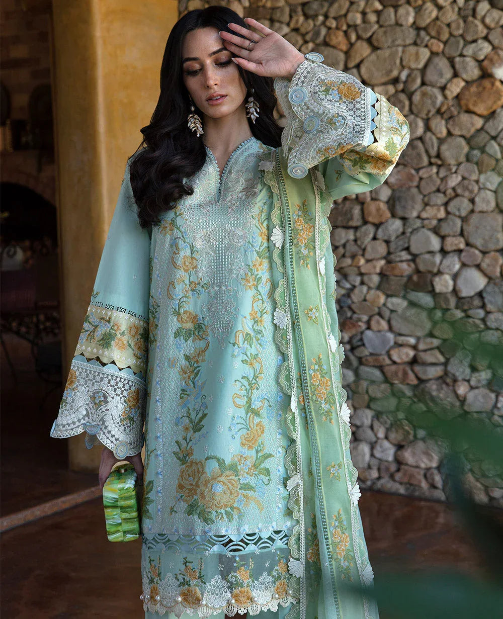 Republic Womenswear | Ilana Eid Luxury Lawn | Elaine - Rang-e-Khaas