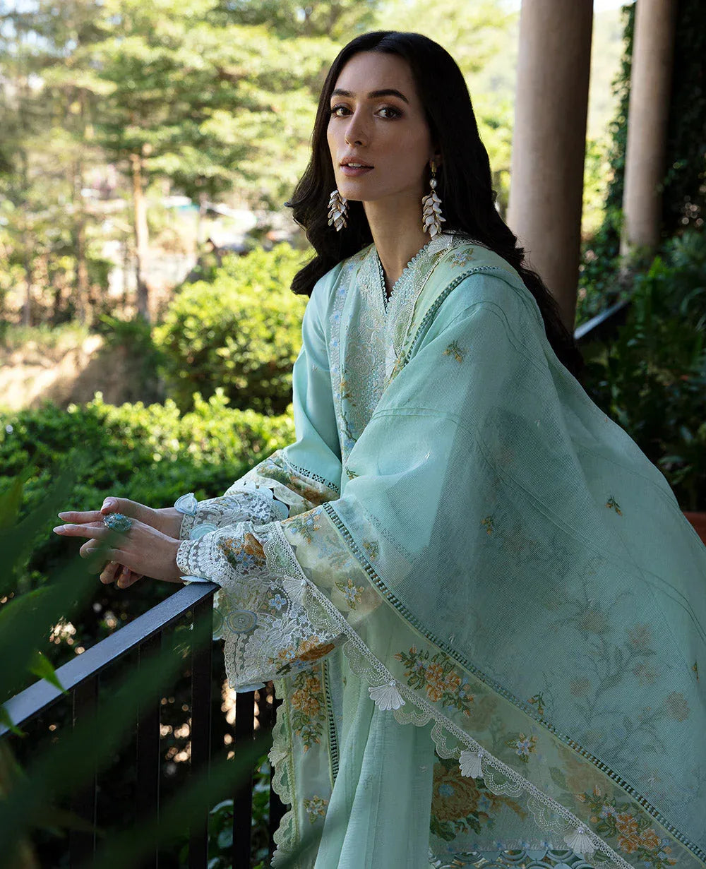 Republic Womenswear | Ilana Eid Luxury Lawn | Elaine - Rang-e-Khaas