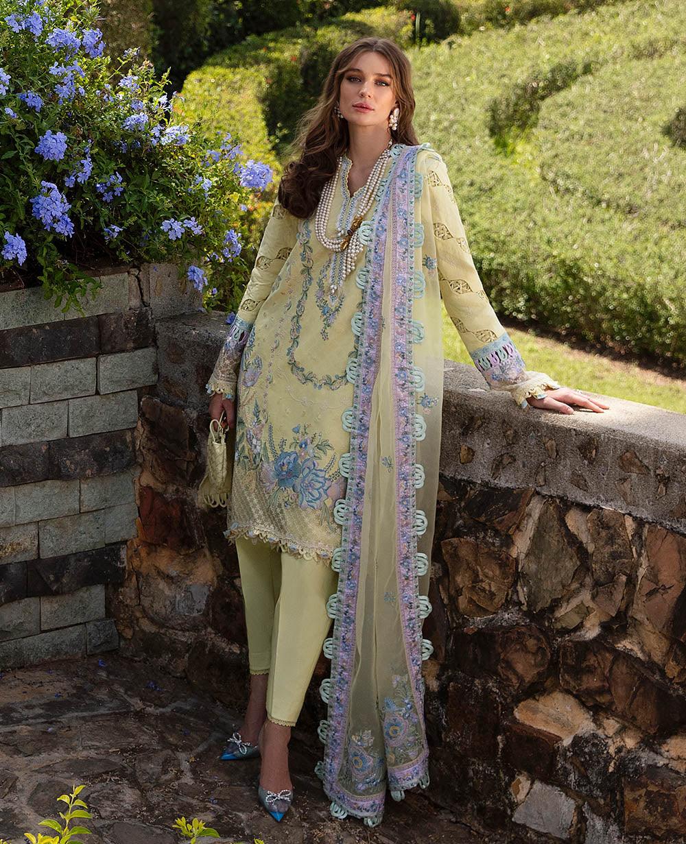 Republic Womenswear | Ilana Eid Luxury Lawn | Sylvie - Rang-e-Khaas