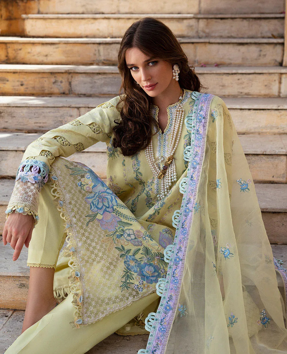 Republic Womenswear | Ilana Eid Luxury Lawn | Sylvie - Rang-e-Khaas