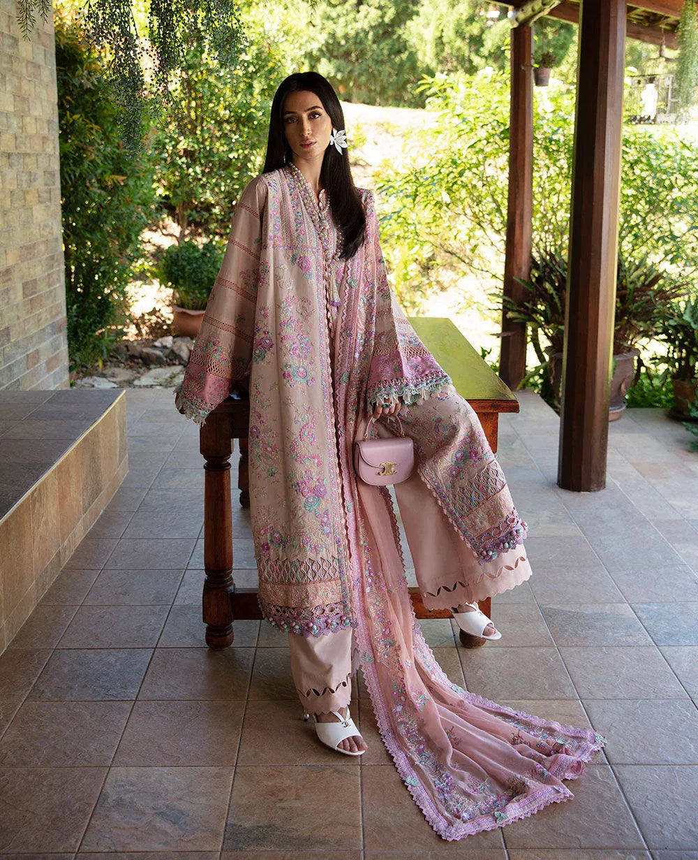 Republic Womenswear | Ilana Eid Luxury Lawn | Lumiere - Rang-e-Khaas