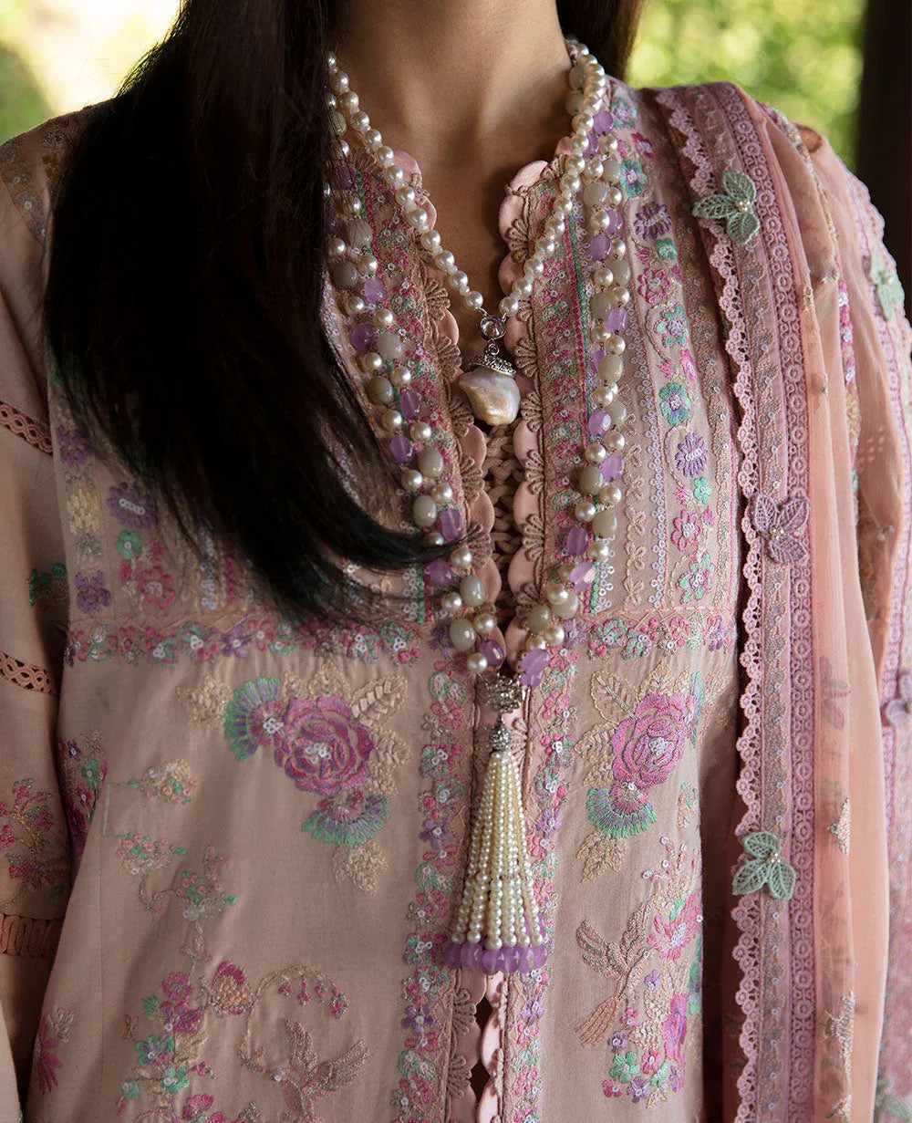 Republic Womenswear | Ilana Eid Luxury Lawn | Lumiere - Rang-e-Khaas