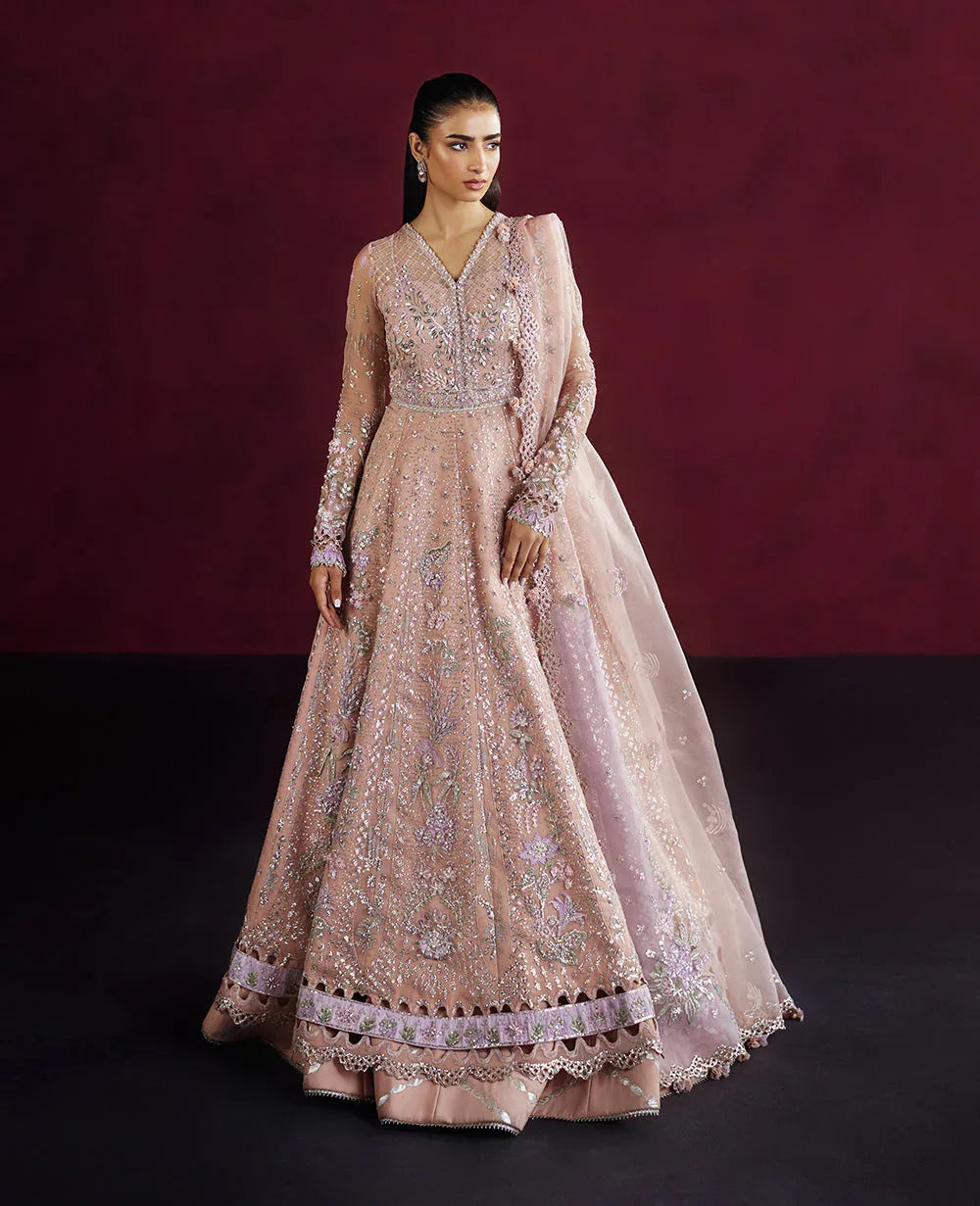 Republic Womenswear | Pieno De Verde Wedding 24 | RWU-24-D4 (Dafne ) - Rang-e-Khaas
