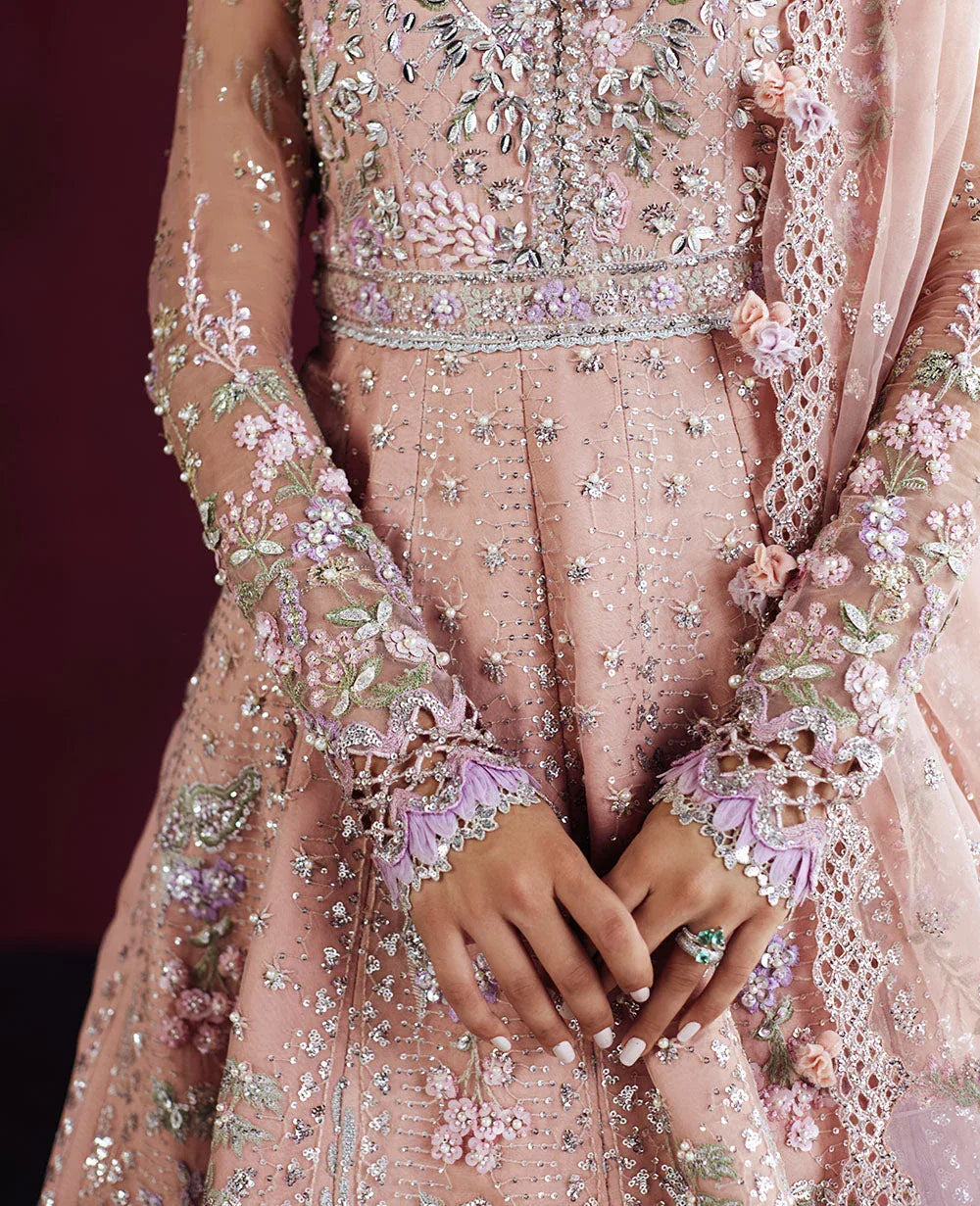 Republic Womenswear | Pieno De Verde Wedding 24 | RWU-24-D4 (Dafne ) - Rang-e-Khaas