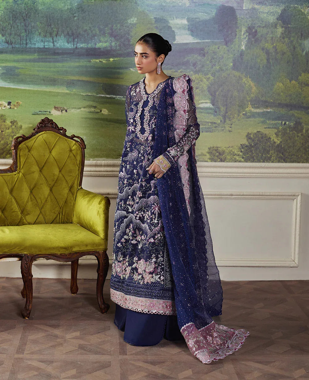 Republic Womenswear | Pieno De Verde Wedding 24 | RWU-24-D7 (Stella ) - Rang-e-Khaas