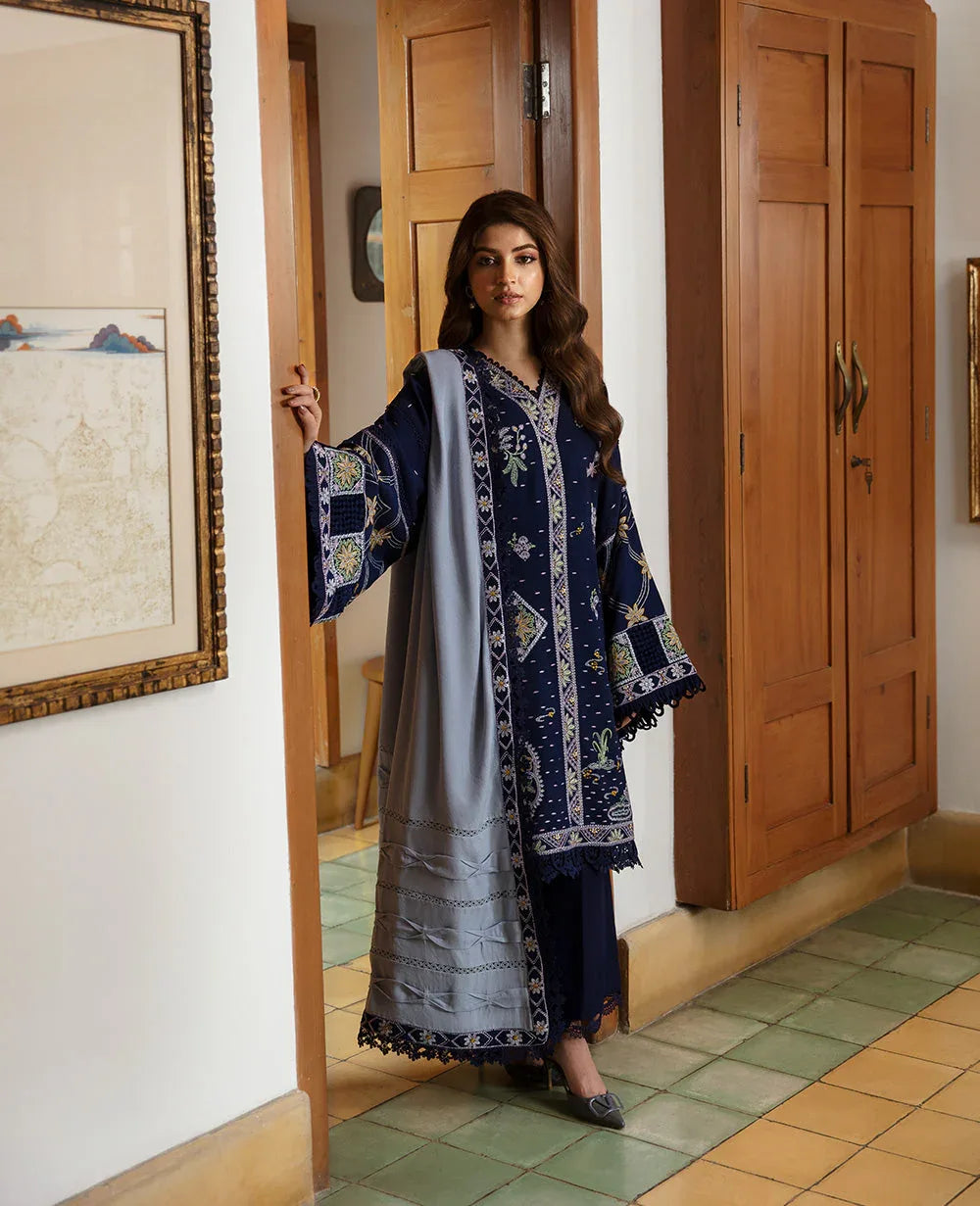 Republic Womenswear | Rosalee Winter 24 |  D1 (Zira) - Rang-e-Khaas